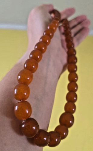 Amber necklace baltic - necklace,