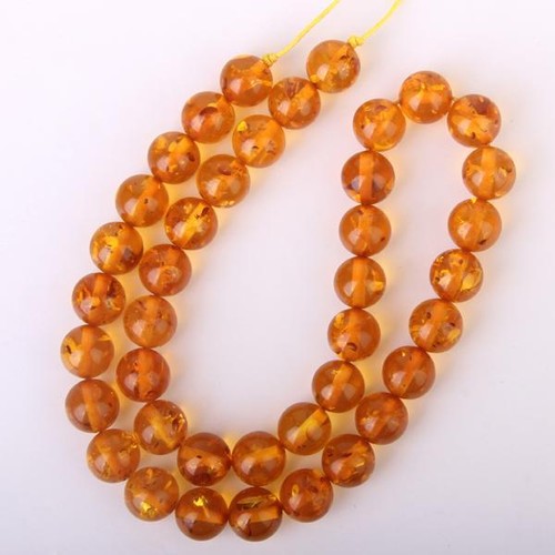 10mm cherry baltic amber - 10mm, round