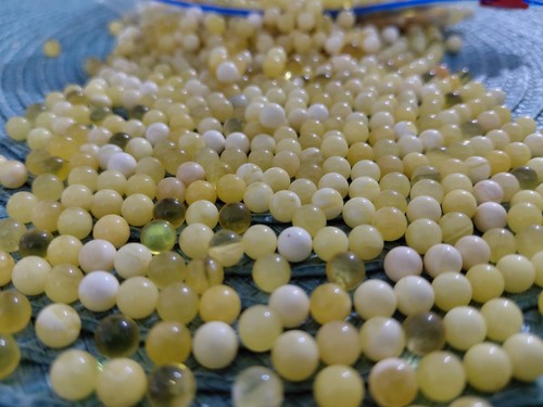 Natural baltic round yolk - natural,