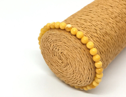 Amber bracelet gift round - amber,
