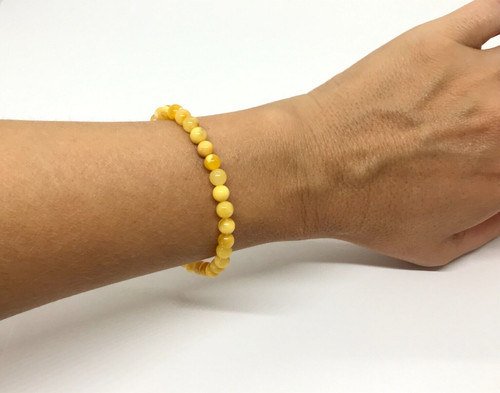 Amber bracelet gift - amber,