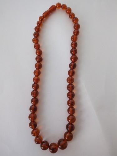 Baltic amber beaded - amber, necklace