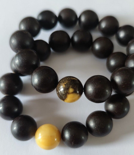 Amber beaded bracelet - beaded,