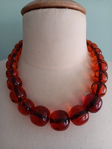 Vintage natural cherry red - natural,