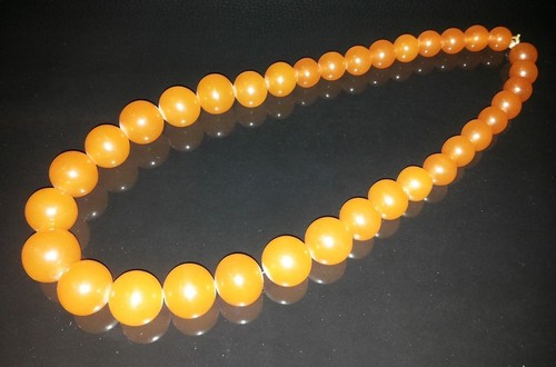 Vintage antique egg - yolk, round