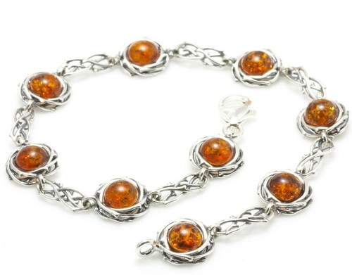 Natural baltic amber sterling - natural,