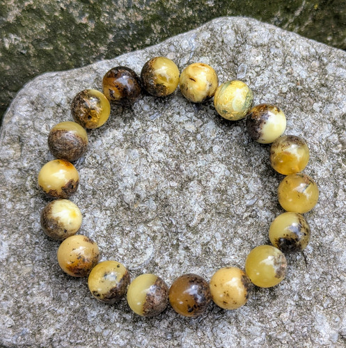 Natura amber bead bracelet - bead,