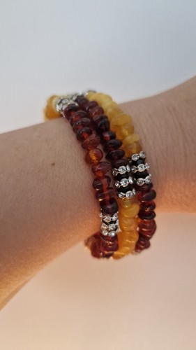 Amber bracelet natural baltic - bracelet,