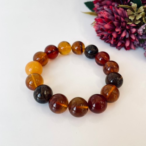 Multicolor baltic amber - multicolor,