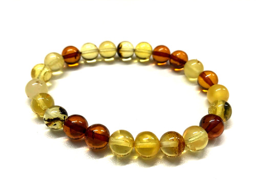 Amber bracelet round - bracelet,