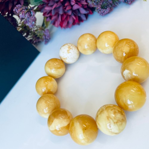 Unique baltic amber bracelet - unique,