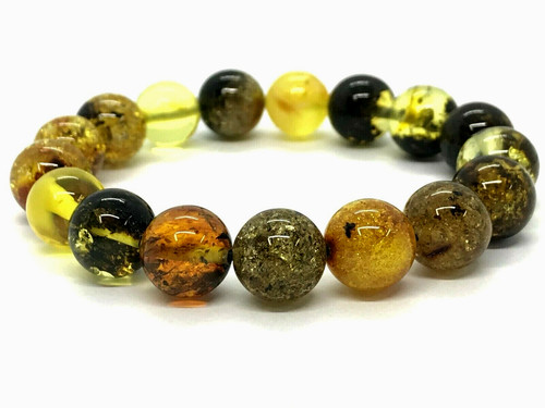 Amber bracelet gift - gift, round