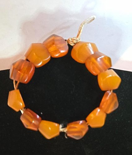 Vintage baltic amber bead - vintage,