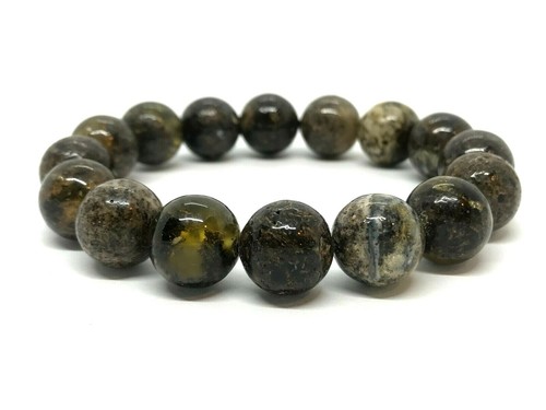 Amber bracelet round - bracelet, beads