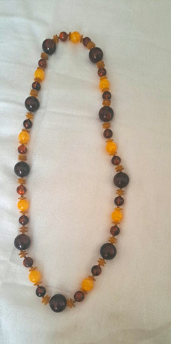Vintage amber necklace baltic - amber,