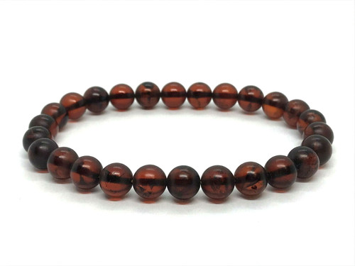 Amber bracelet gift round - bracelet,