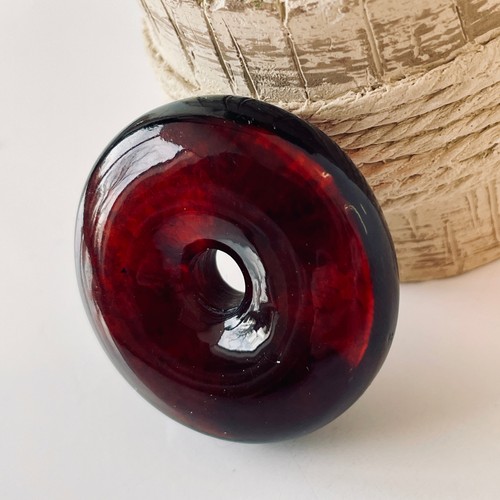 Cherry baltic amber pendant - amber,