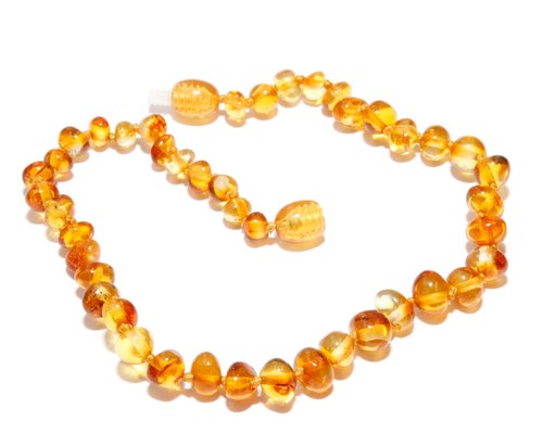 Genuine baltic amber round - amber,