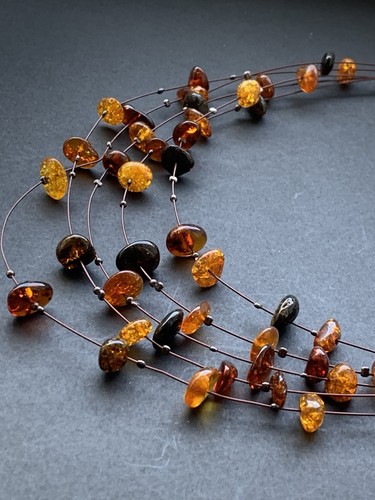 Baltic amber beads - baltic,