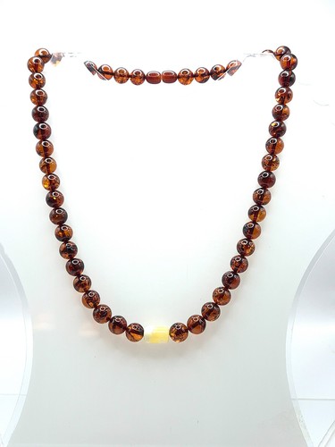 Natural baltic amber - natural, necklace