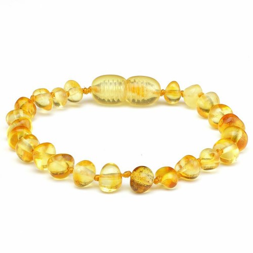 Genuine baltic amber anklet - genuine,